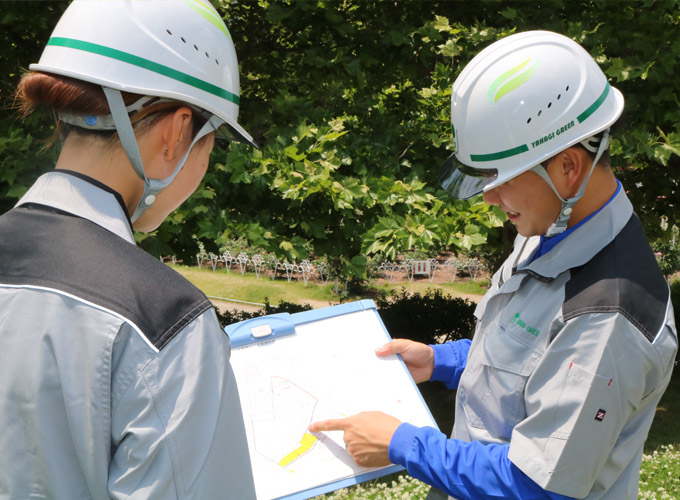 ヤハギ緑化株式会社の正社員 施工管理（工事） 現場管理（維持管理） 都市緑化・ランドスケープ 公園・公共施設求人イメージ